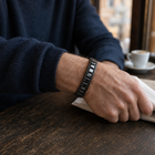 Maison Hematite & Genuine Leather Bracelet