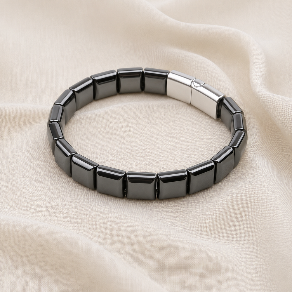 Éclipse Pure Hematite Bracelet