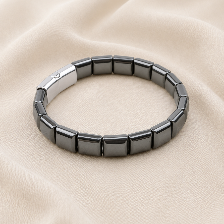 Éclipse Pure Hematite Bracelet