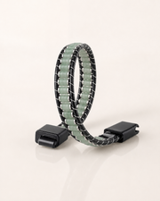 Vérone Green Aventurine & Leather Bracelet