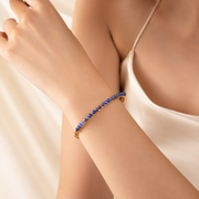 Minimal Adjustable Gold Bangles in Gemstones