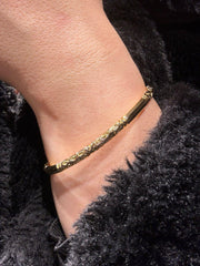 Spiral Gold Cuff Bracelet — image 6