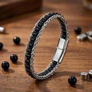 Black Onyx & Silver Chain Bracelet — image 4