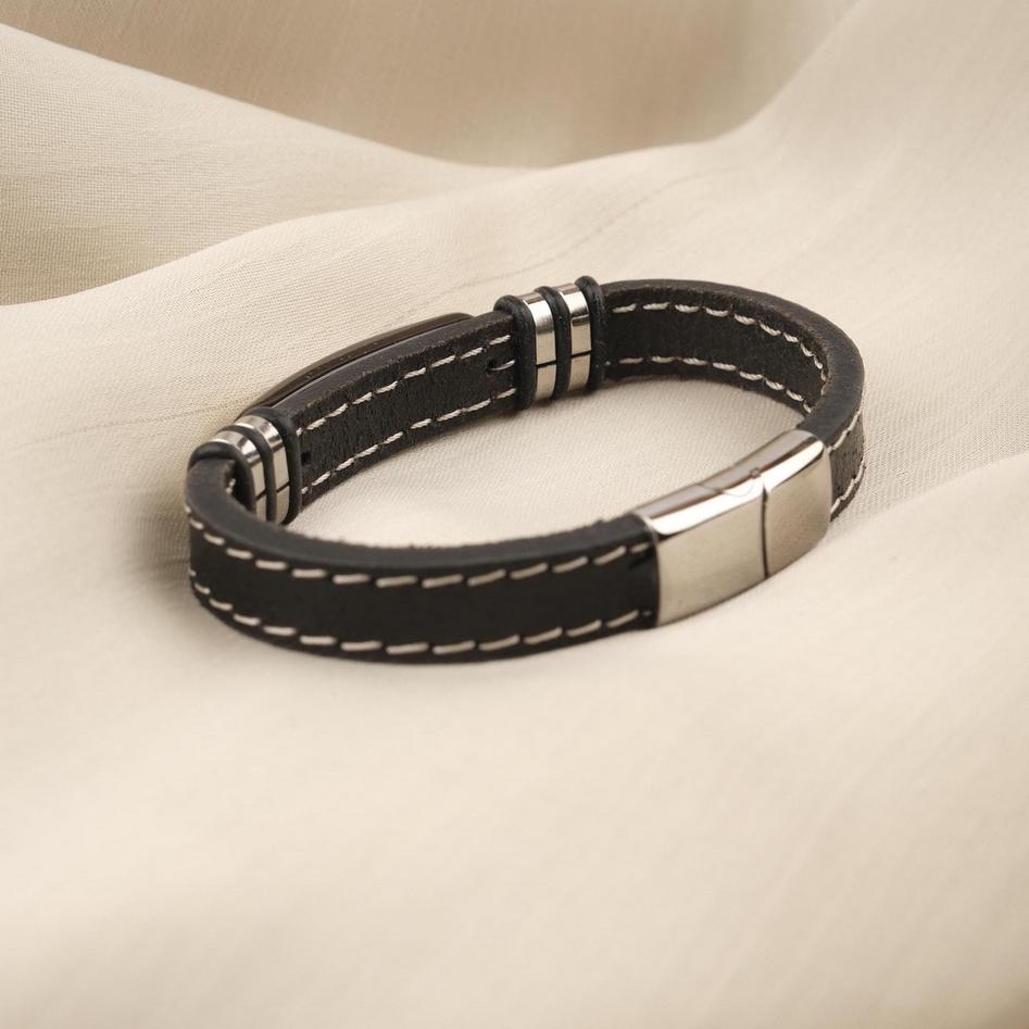 Tiger Eye Leather Bracelet — image 5