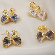 Pomegranate Jade Earrings – Vintage Style — image 5