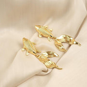 Koi Fish Gold Earrings — image 6