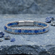 Blue Aventurine & Silver Chain Bracelet — image 4