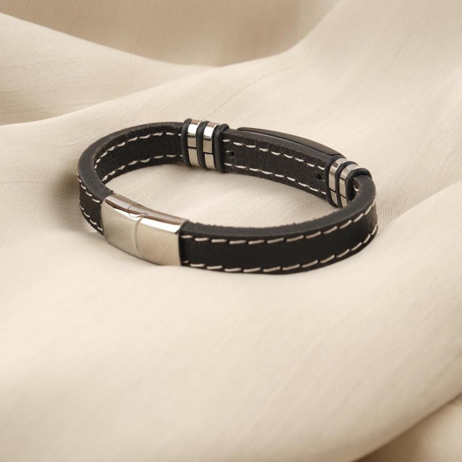 Tiger Eye Leather Bracelet — image 4