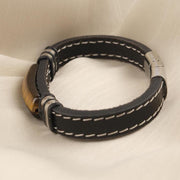 Tiger Eye Leather Bracelet — image 6