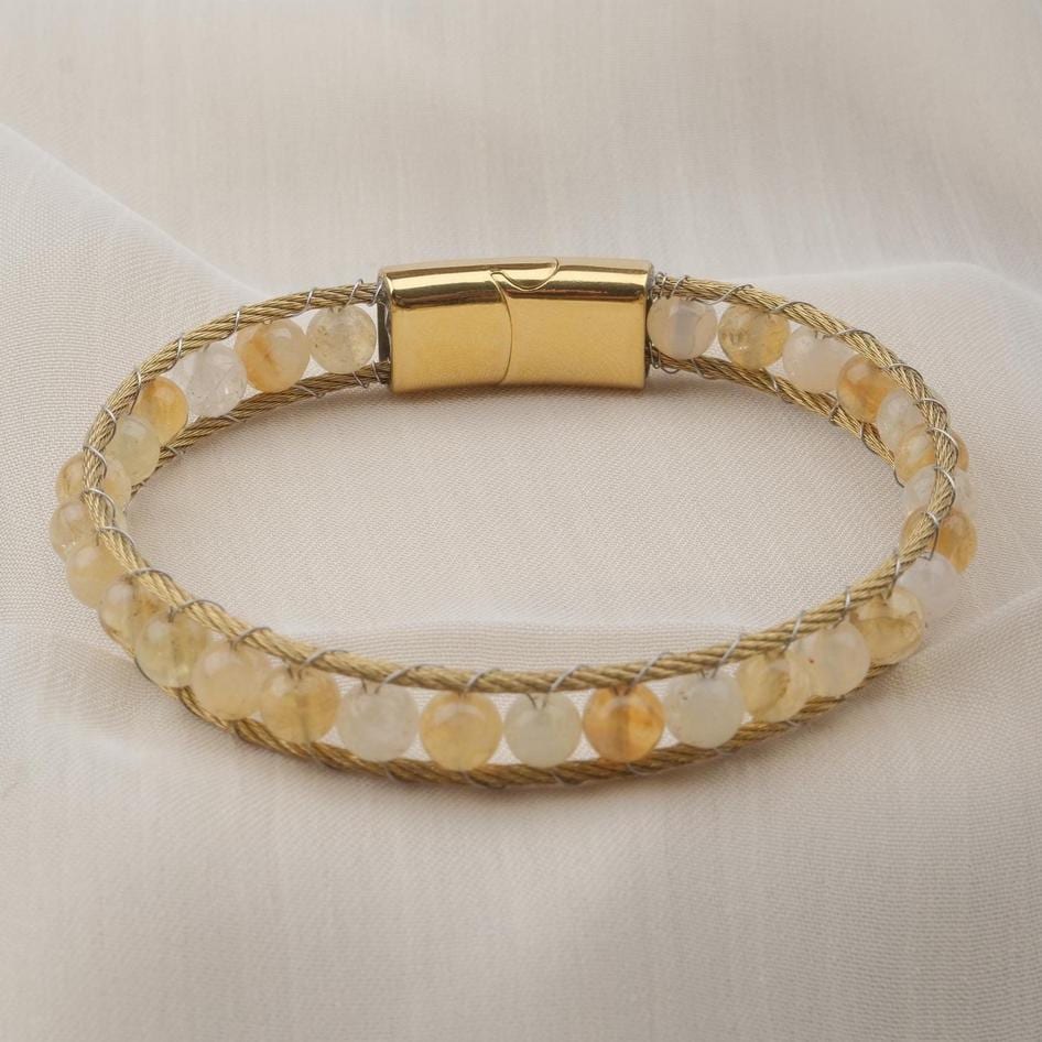 Citrine Gold Cord Bracelet — image 5