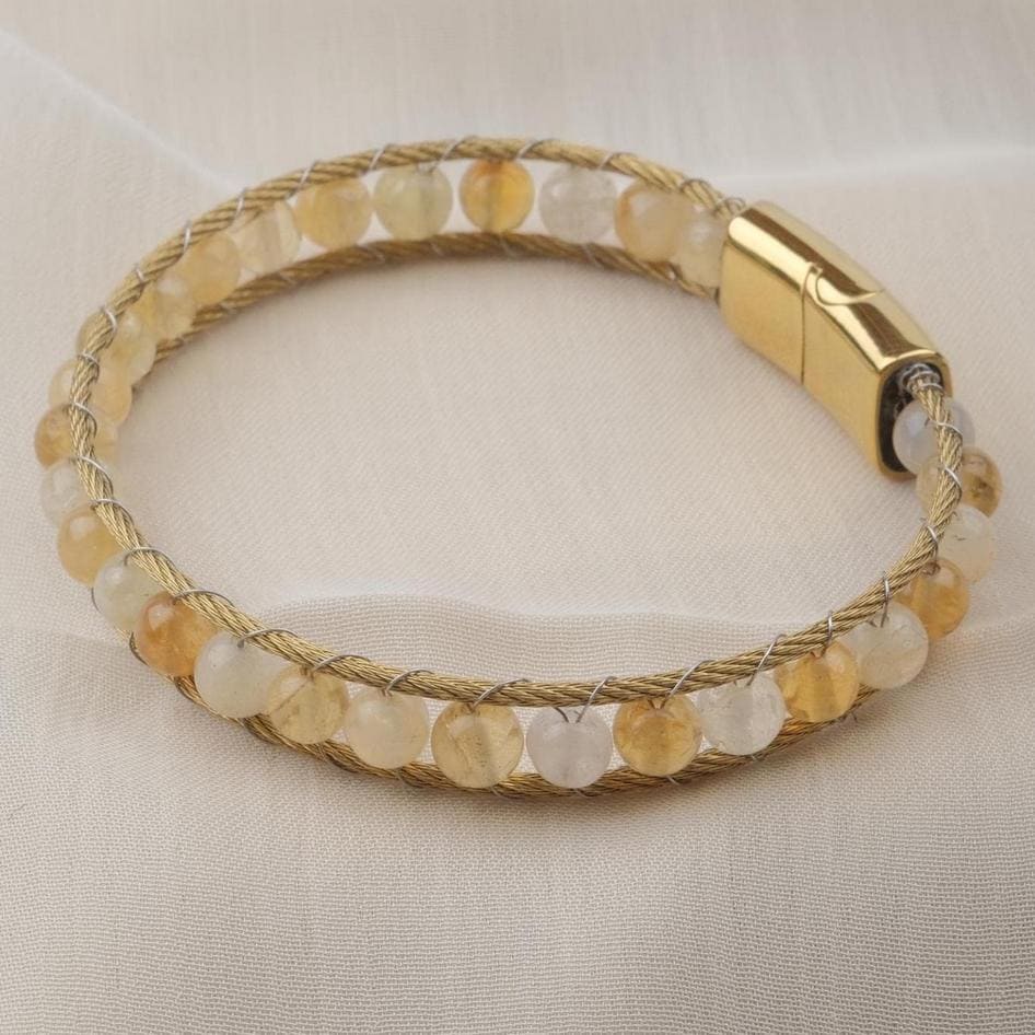 Citrine Gold Cord Bracelet — image 6