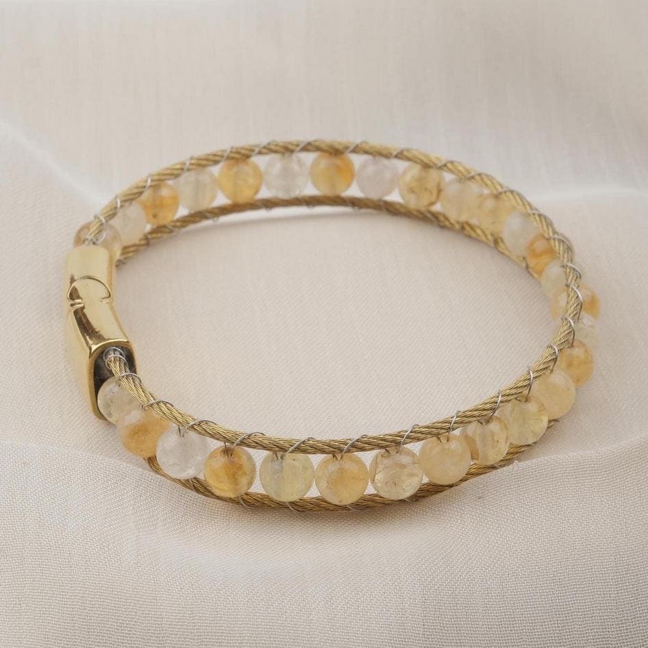 Citrine Gold Cord Bracelet — image 8