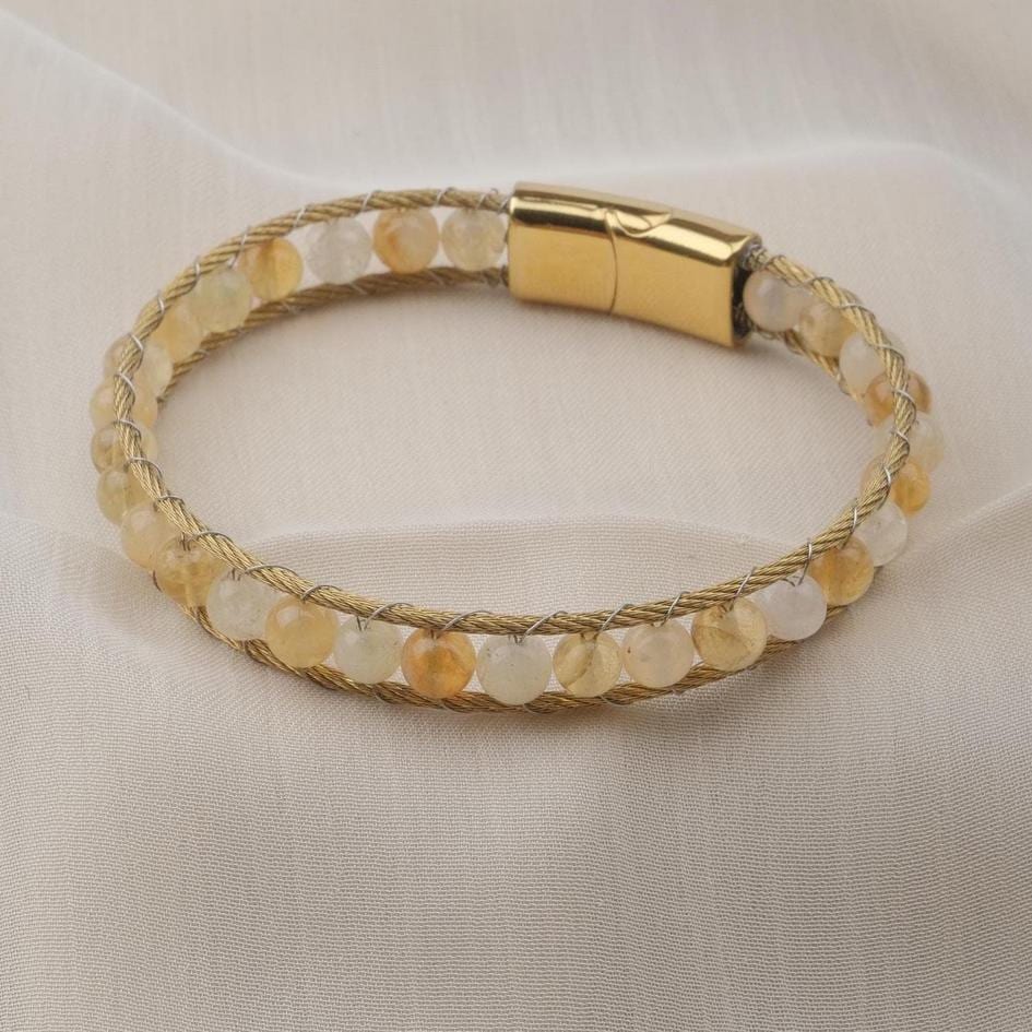 Citrine Gold Cord Bracelet — image 9