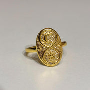 Celestial Sun & Moon Gold Ring — image 2
