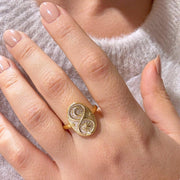 Celestial Sun & Moon Gold Ring — image 3