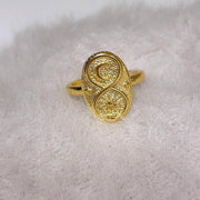 Celestial Sun & Moon Gold Ring — image 1