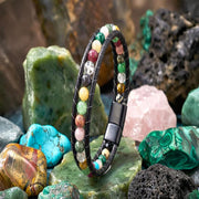 Seven Chakra Leather Bracelet — image 3