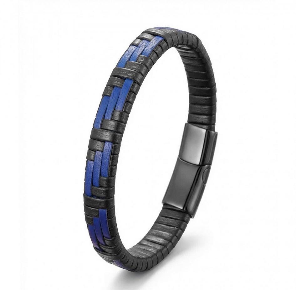 Classic Men’s Leather Bracelet — image 5