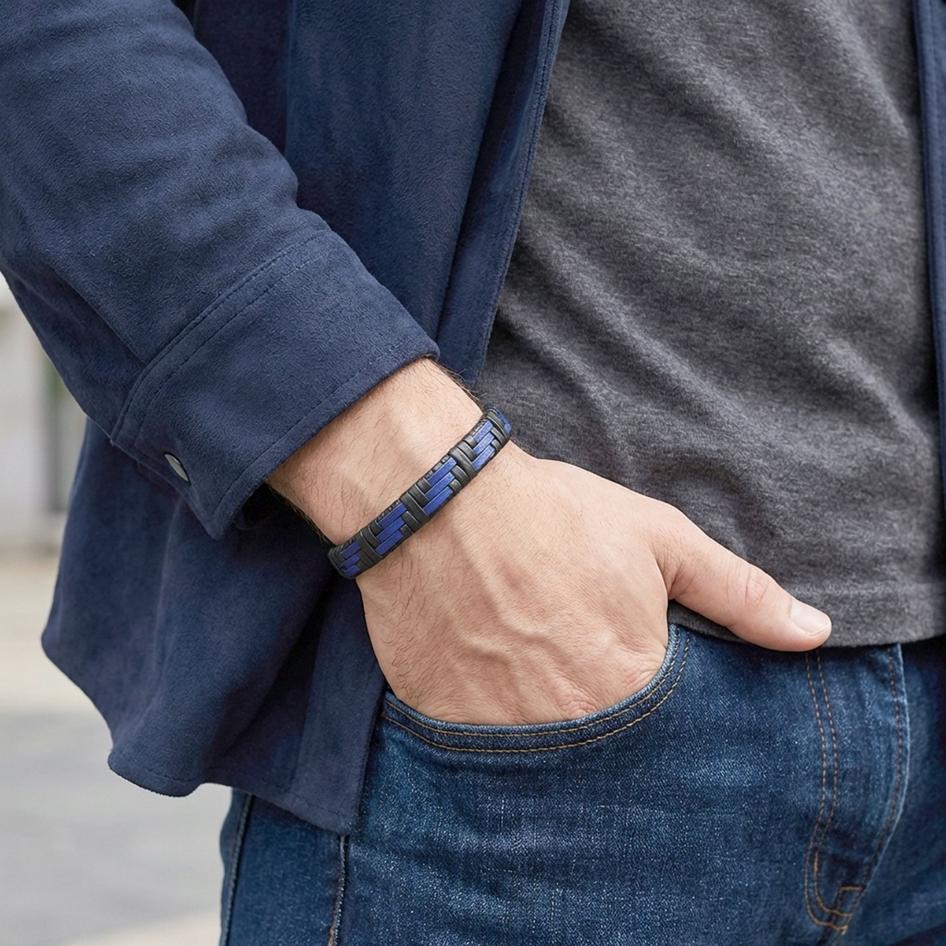 Classic Men’s Leather Bracelet — image 7