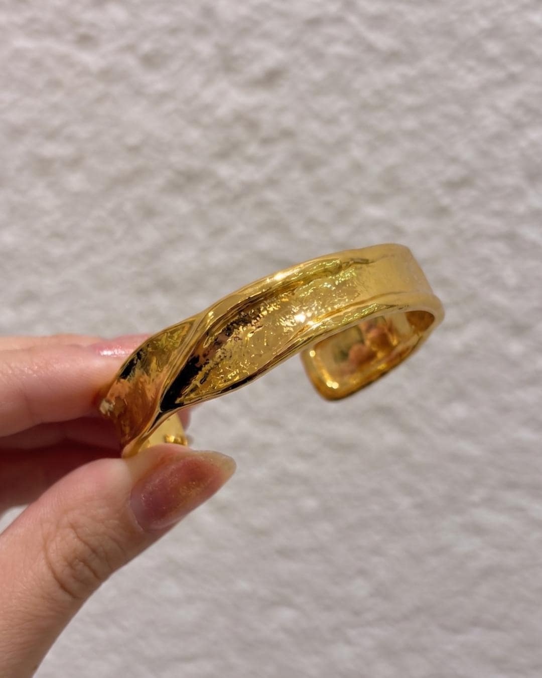 Molten Gold Cuff Bracelet — image 6