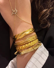 Molten Gold Cuff Bracelet — image 3