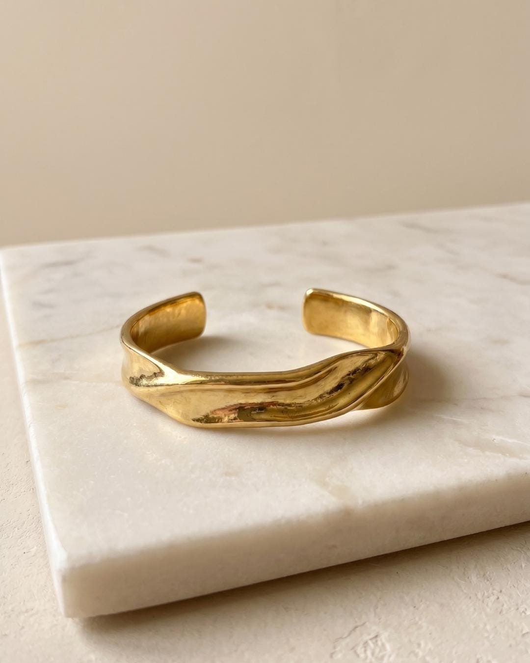Molten Gold Cuff Bracelet — image 1