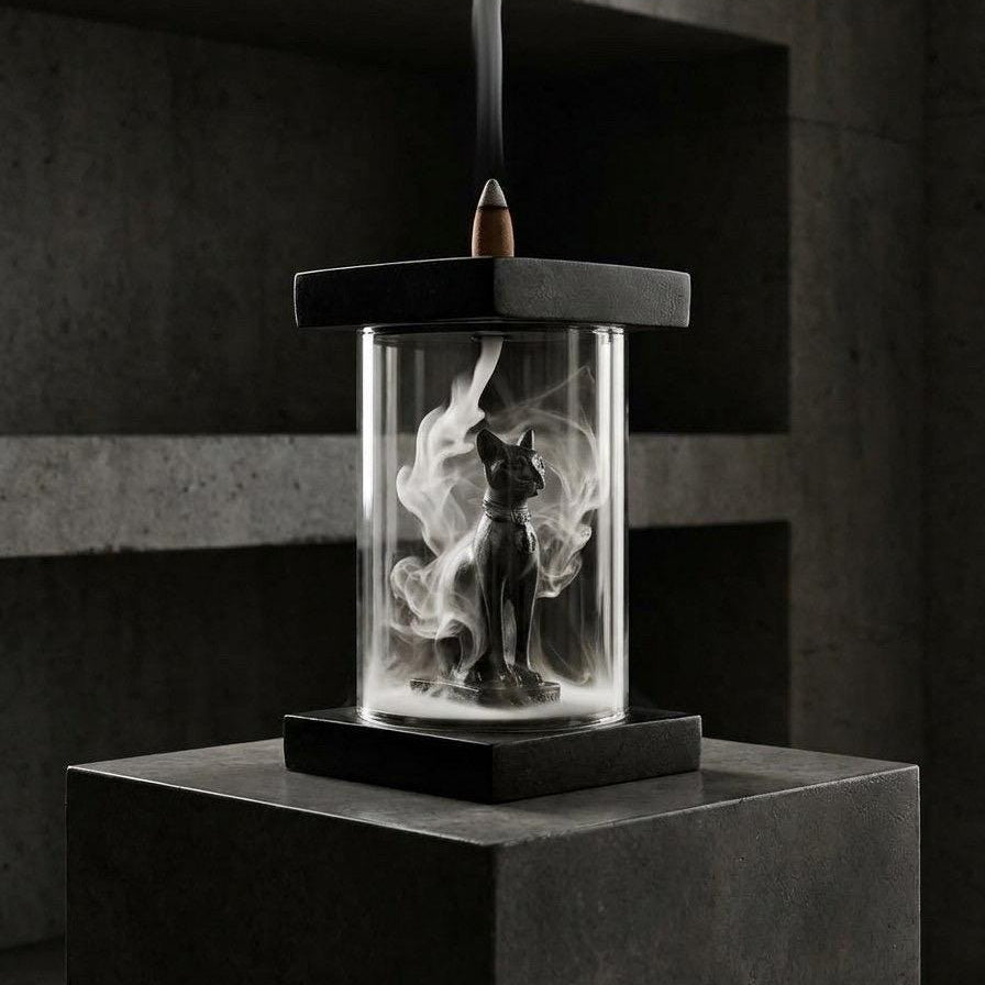 Sphynx Cat Backflow Incense Burner — image 8