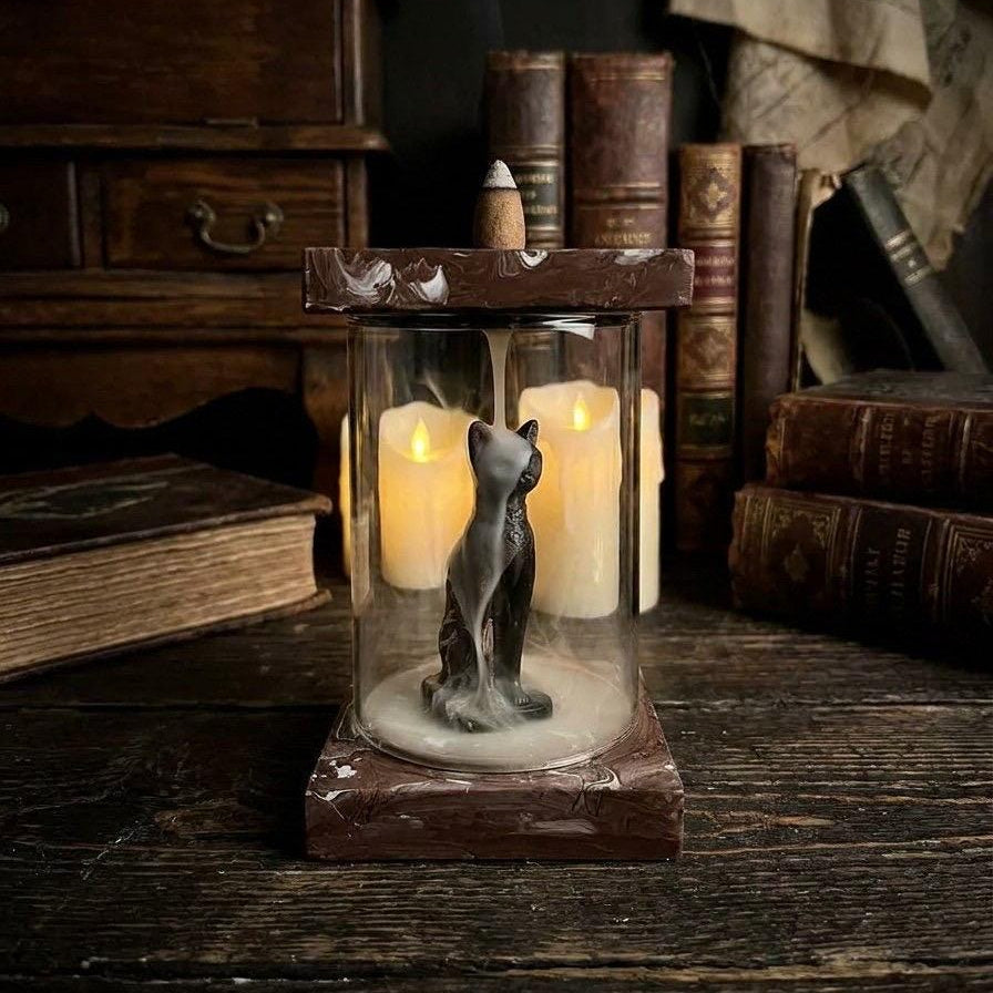 Sphynx Cat Backflow Incense Burner — image 7