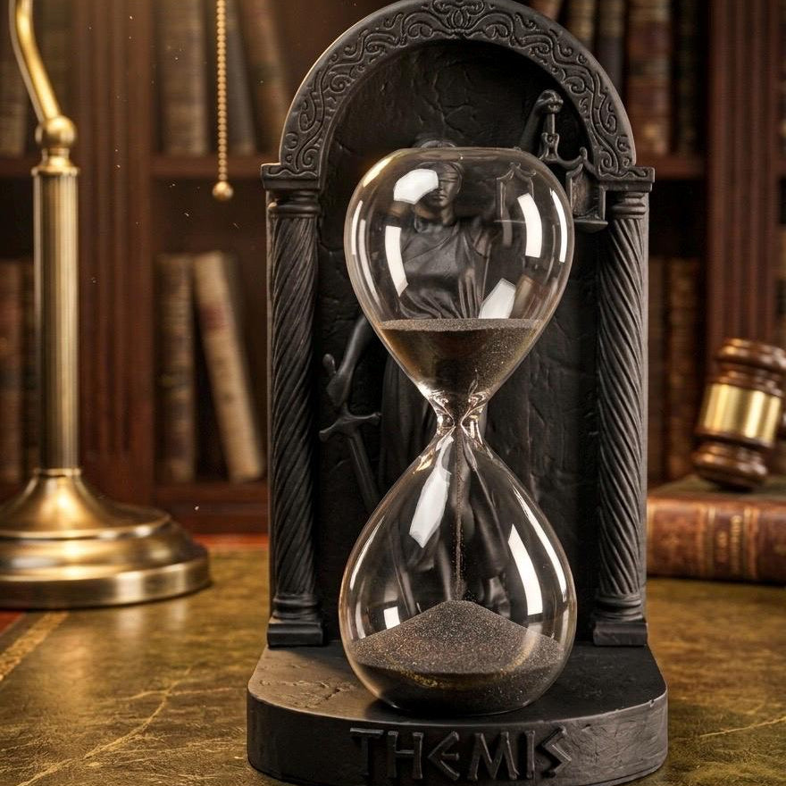 Themis Lady Justice Magnetic Hourglass — image 4