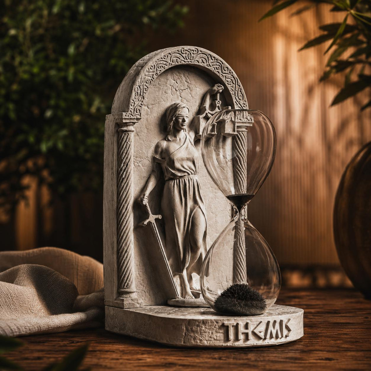 Themis Lady Justice Magnetic Hourglass — image 1