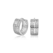 Greek Pattern Hoop Earrings — image 2