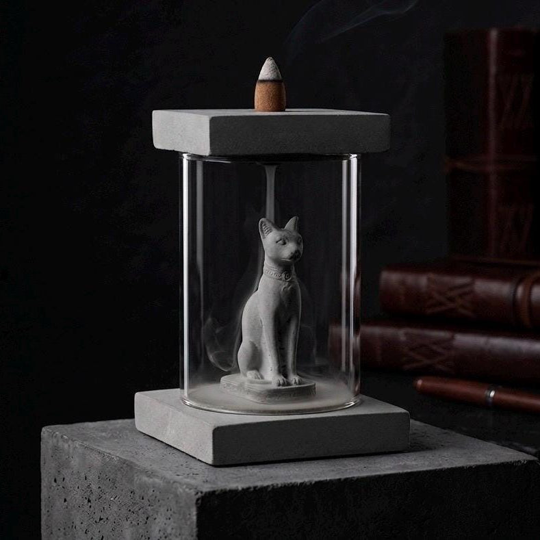 Sphynx Cat Backflow Incense Burner — image 2