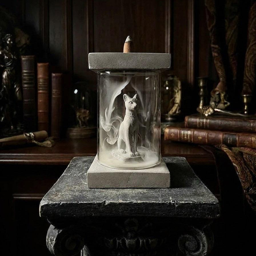 Sphynx Cat Backflow Incense Burner — image 6