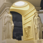 Caryatid Column Concrete Table Lamp — image 3