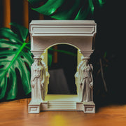 Caryatid Column Concrete Table Lamp — image 8