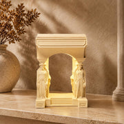 Caryatid Column Concrete Table Lamp — image 4