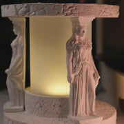 Caryatid Aura Greek Temple Table Lamp — image 10