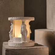 Caryatid Aura Greek Temple Table Lamp — image 3