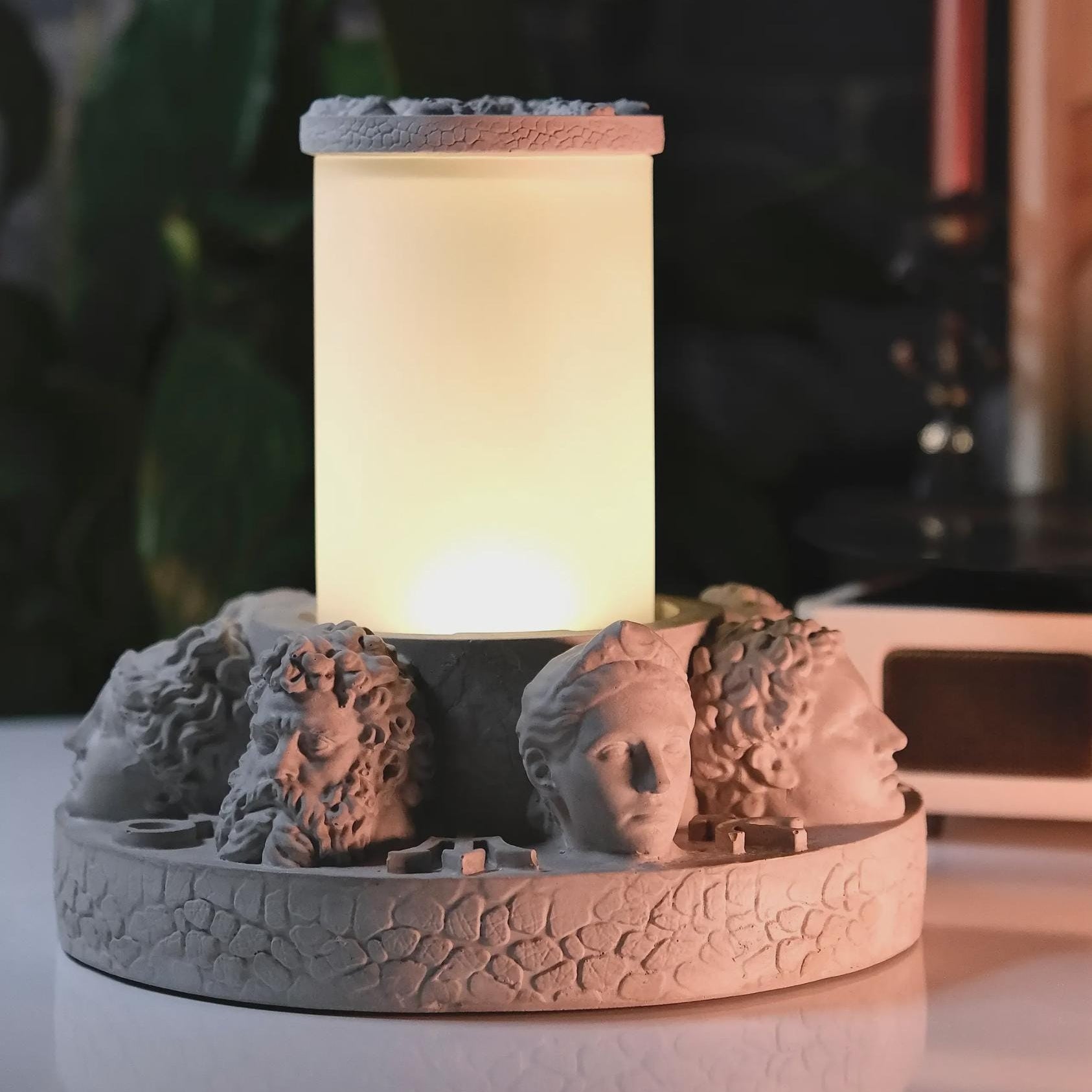 Seven Greek Gods Concrete Table Lamp — image 8
