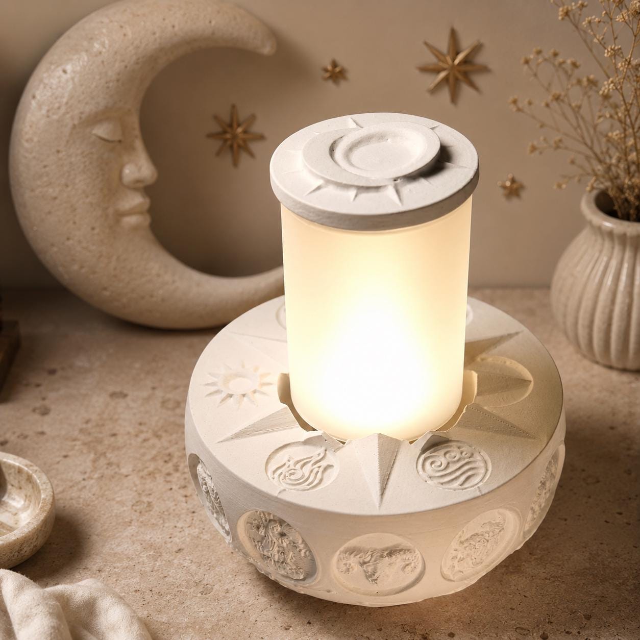 Zodiac Sun & Moon Table Lamp — image 1