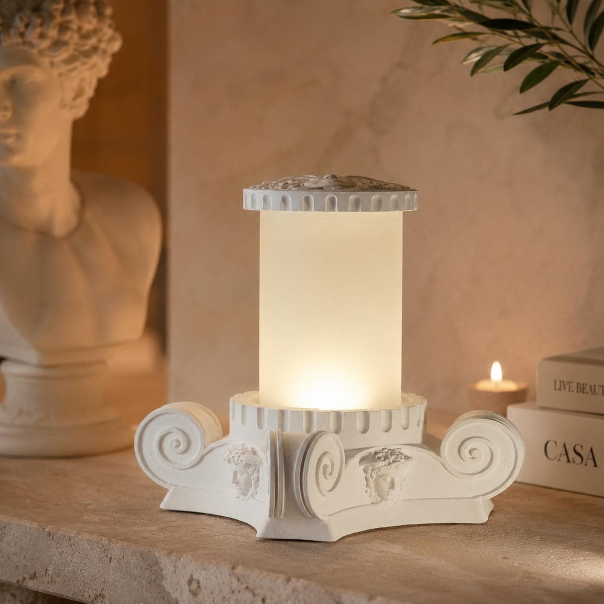 Medusa Ionic Column Table Lamp — image 1