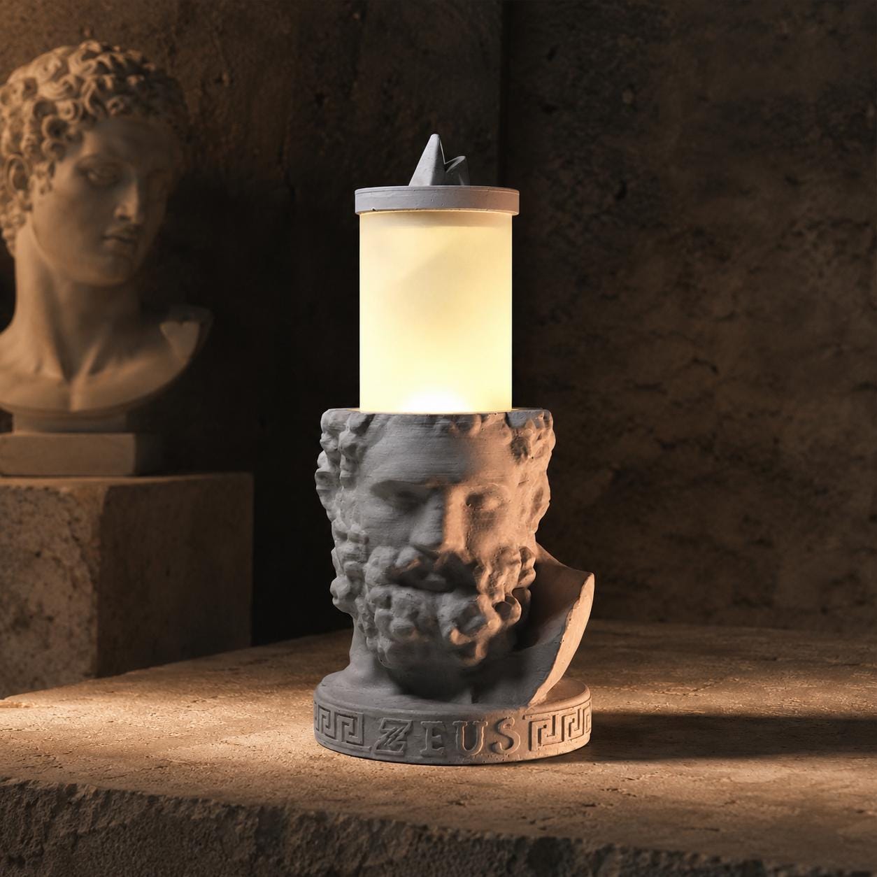 Zeus Concrete Table Lamp — image 1