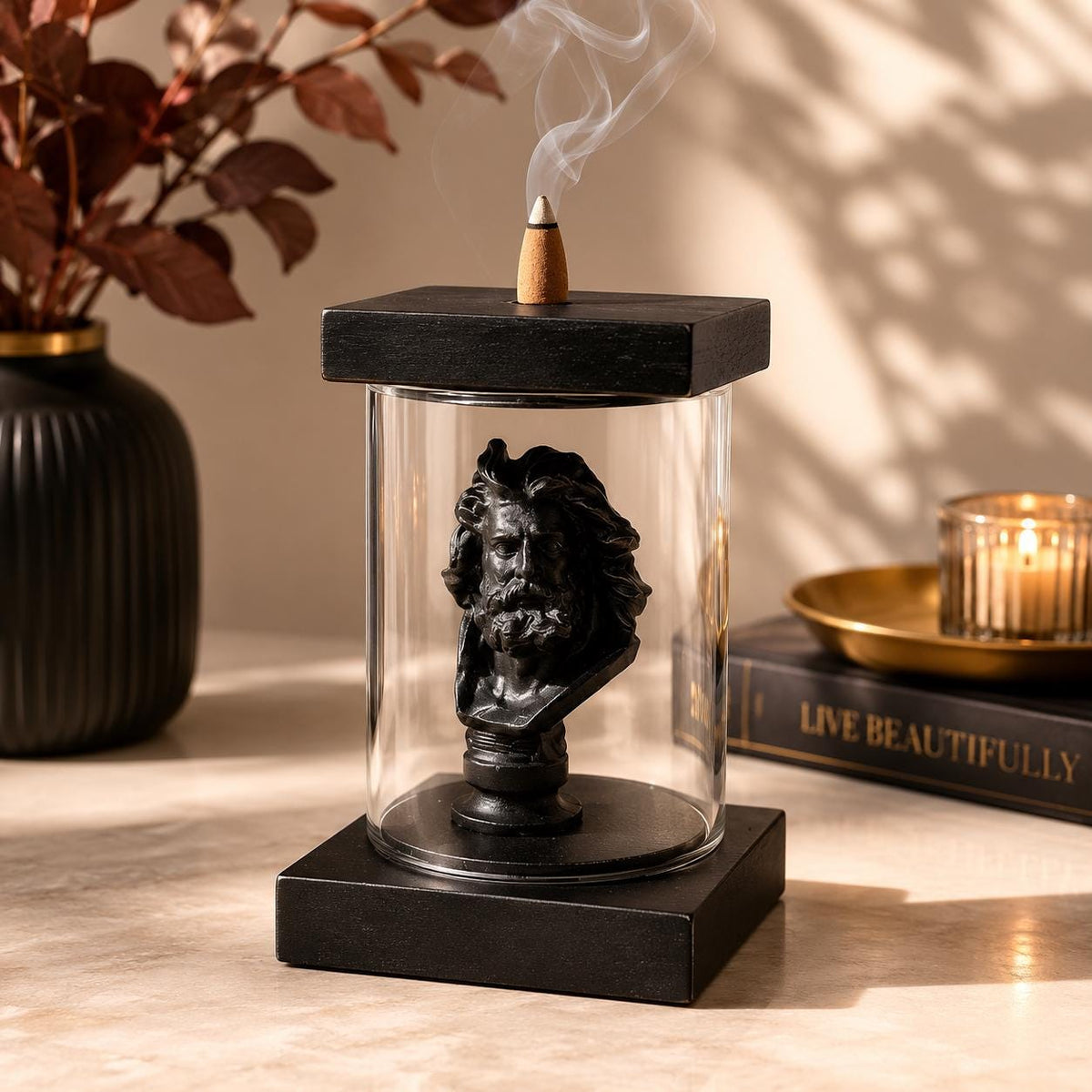 Zeus Backflow Incense Burner — image 1