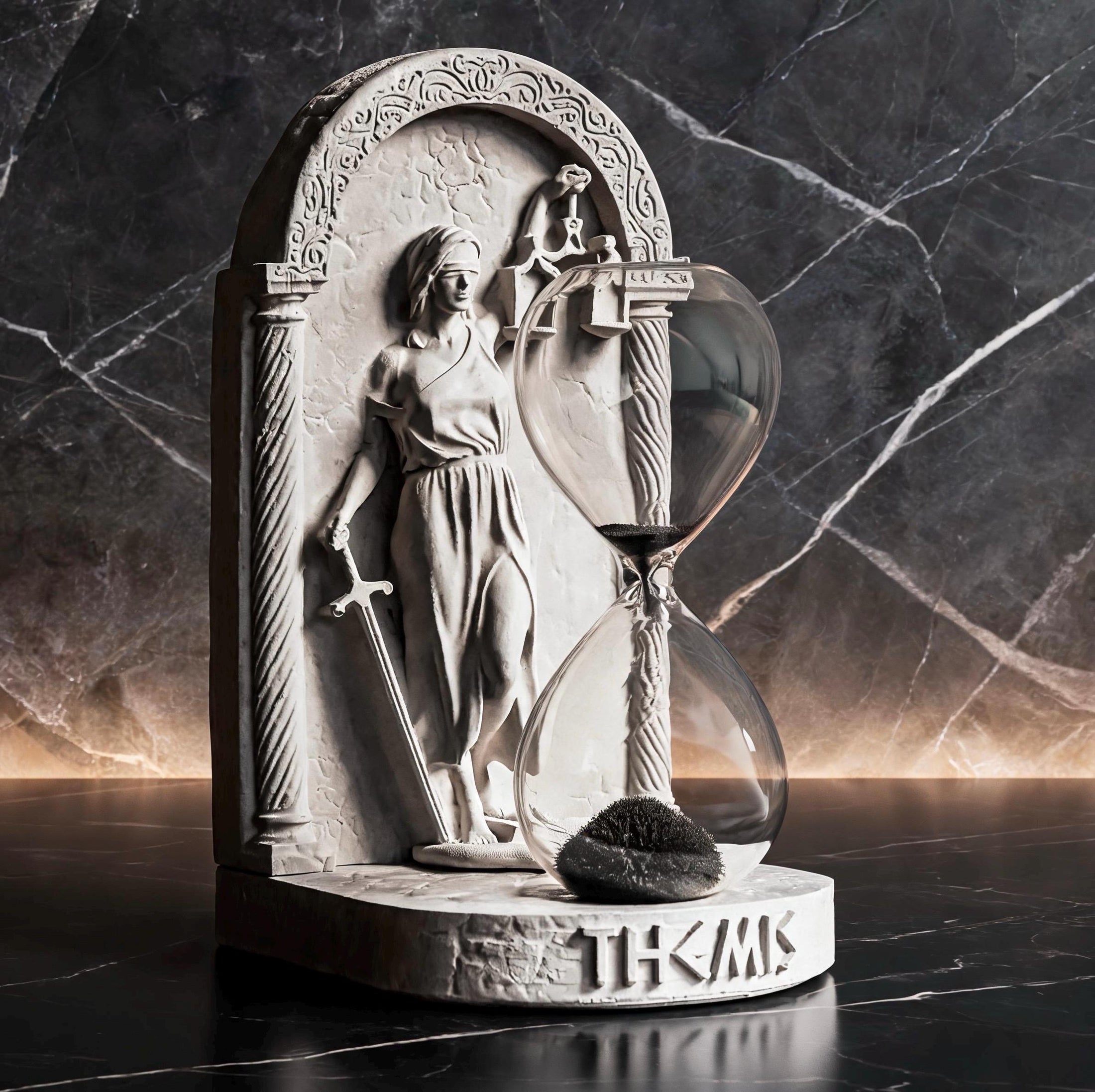 Themis Lady Justice Magnetic Hourglass — image 5