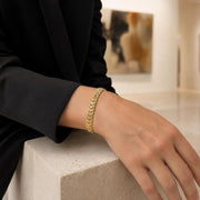 Arrow Gold Bangle – 8mm — image 6