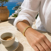 Arrow Gold Bangle – 8mm — image 2