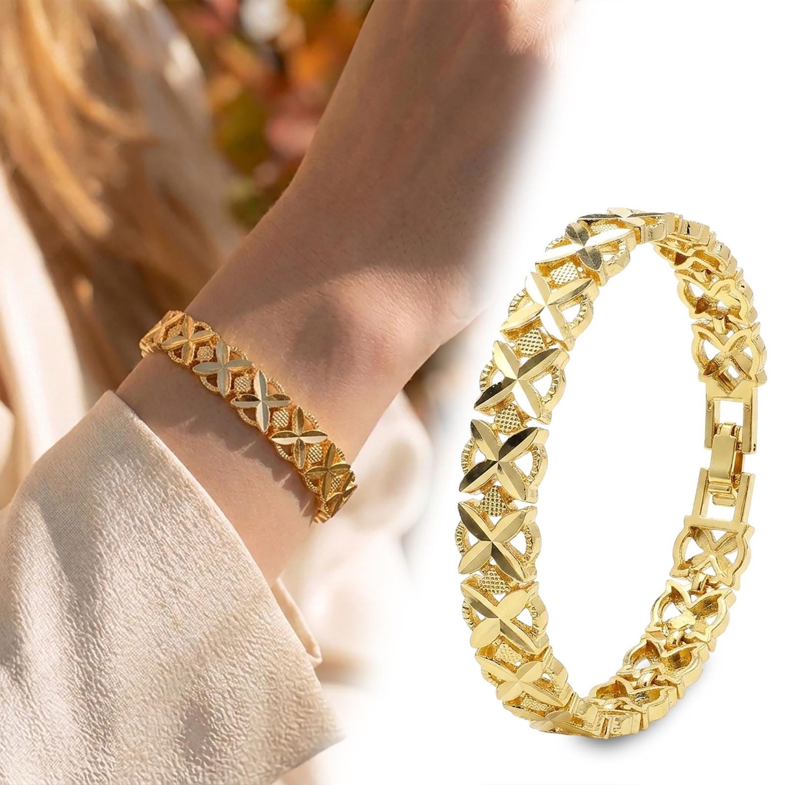 X Gold Bangle – 8mm — image 10