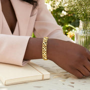 X Gold Bangle – 8mm — image 5