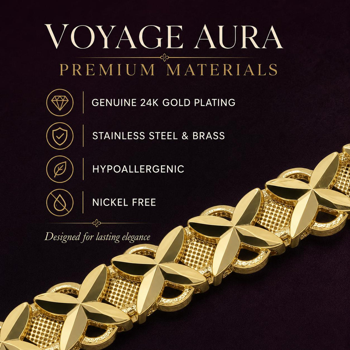 X Gold Bangle – 8mm — image 2