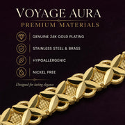 X Gold Bangle – 8mm — image 2